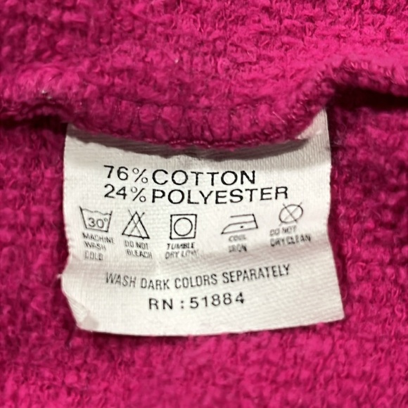 Vintage Patagonia Sweatshirt Pullover Sweater Unisex S Women’s M Barbie Pink - Picture 16 of 17